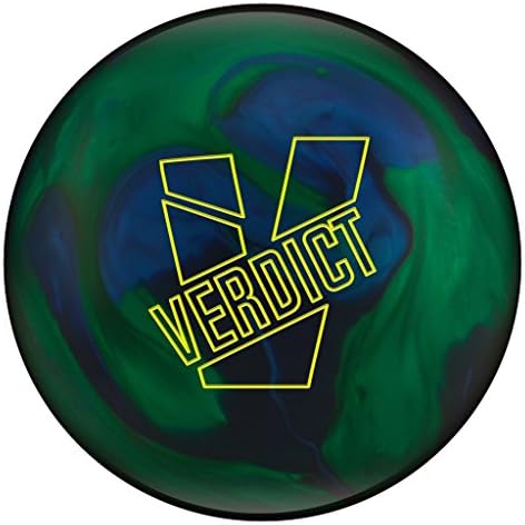 Ebonite Verdict Bowling Ball- Blue/Green (12 lbs)