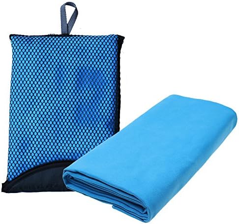 Kelenpro Healthmmo Large(130 x 80 CM 51.2"*31.5") Microfibre Sports Towel Travel Towel for Gym-Yoga and Pilates-Beach-Camping-Swimming,Quick Dry,Lightweight and compact