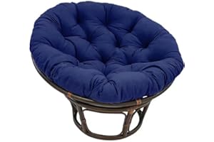 AZVFLY Coussin de Fauteuil Papasan, Sol Rembourré pour Pivotant, Papasan Rond, en Polyrotin Diamètre 100 Cm et Épaisseur du 10 Meubles Rotin Chaises Jardin Fleurs Rondes