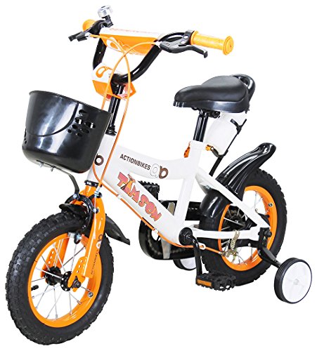 Actionbikes Kinderfahrrad Timson ab 3 Jahren 12 Zoll Gelb Kinderrad Kinder Mädchen Jungen Fahrrad - 2