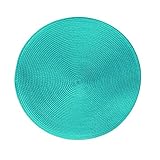 ★ Produktgröße: 38 cm rund - Farbe türkis