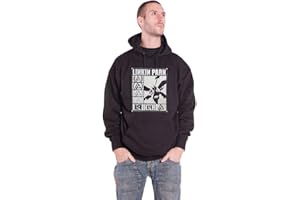 Rock Off officially licensed products Linkin Park Hoodie Rectangle Logo Pullover Hoodie