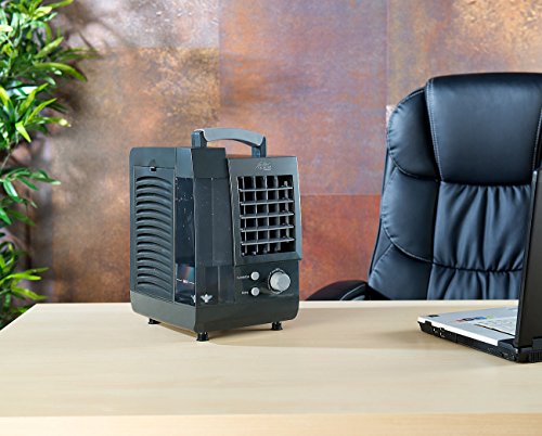 Sichler Haushaltsgeräte Kompakter 3in1-Tisch-Luftkühler, -Luftbefeuchter & -Luftfilter, 60 W - 7