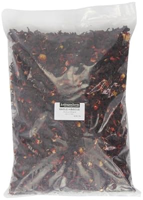 JustIngredients Essential Fleurs d'hibiscus entières (Hibiscus Flowers Whole) 1kg