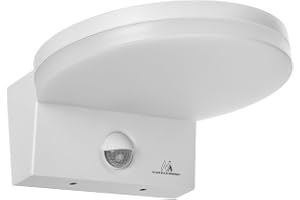 Maclean LED-lampa med rörelsesensor, PIR-rörelsesensor, vit, 15W, IP65, 1560lm, neutralvit (4000K) MCE344 W