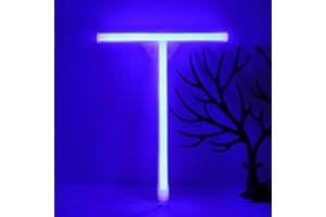 GUOCHENG Blue Neon Letters Light Alphabet A-Z Word Marquee Sign LED Lighting up Letter Lamps for Birthday Wedding Party Bar Bedroom Wall Hanging Decor(T)