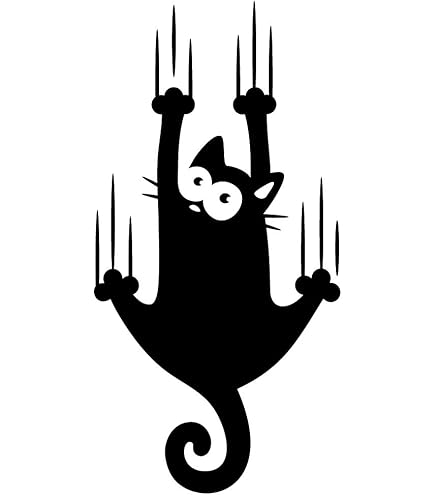 Adesivo Muro Gatto Che Cattura Farfalla - Decorazione Murale In Vinile Per Cucina - Foto 11