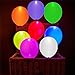 Produktbild 40 Stück LED Leuchtende Luftballons Blinkendes Licht - Bunte Farbe für Hochzeit, Party, Geburtstag, Festival, Weihnachten