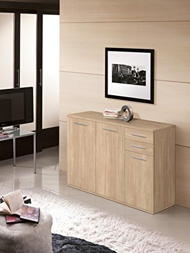 Line Annabella Three Doors and Two Drawer Console Table.