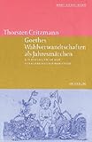 Image de Goethes Wahlverwandtschaften: Ein Jahresmärchen zwischen Aufklärung und Romantik
