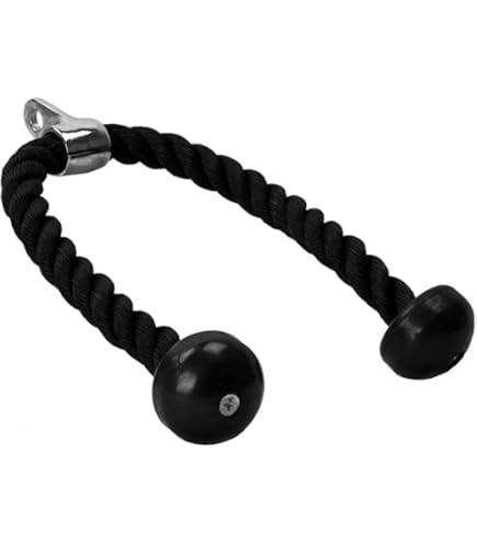 GORILLA SPORTS Maniglia Parallela Per Cavi - Acciaio Cromato, Carico 200 Kg, Presa Antiscivolo - Foto 3