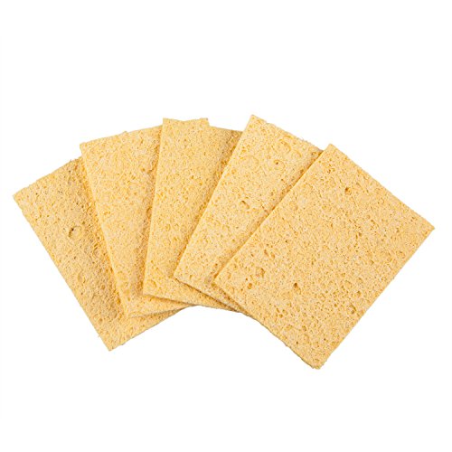 TRIXES 5 Reinigungs Schwämme für Lötkolben Spitze</b><p> Halten Sie Ihren Lötkolben, sauber und allzeit bereit für präzises Löten mit diesen Reinigungs Schwämmen.