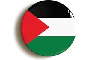 Ozorath PALESTINE PALESTINIAN NATIONAL FLAG BUTTON BADGE