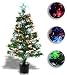 Produktbild Weihnachtsbaum 90cm hoch mit Farbwechsel Christbaum Tannenbaum Weihnachtsdekoration 9 verschiedene Lichteffekte