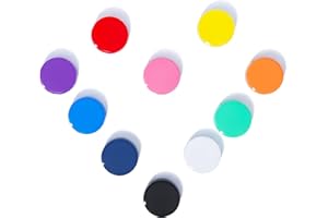 DUJEQM Aimant Frigo - Lot de 10 Aimant Puissant, Petit Aimant Rond Plat, Aimants Tableau Magnétique, 10 Couleurs Magnet Frigo Decoratif, Mini Aimants Tableau Blanc Aiment pour Photos, Cuisine, Bureau