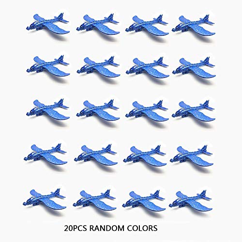 IrahdBowen Dinosaur EPP Foam Aircraft Hand Throwing EPP Foam Airplane Pterosaur Shape Throwing Glider 20PCS Children's Toys Random Color Delivery