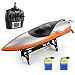 Produktbild HELIFAR Ferngesteuertes Schwimmbad und Seen, 2,4 GHz, Geschwindigkeit, 20 MPH, 180 Grad drehbar, RC Rennboot für Erwachsene und Kinder, mit 2 Batterien