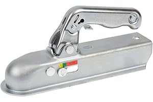 OROK - Tête d'attelage remorque, Timon remorque carré de 50mm - Compatible avec Tous Types de Boule d'attelage diam. 50mm - Capacité de Traction 750kg - Entraxe de Fixation 80mm - Homologué R55