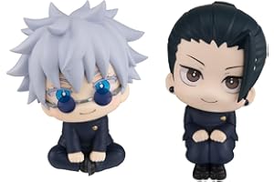 Zhongkaihua Anime Figurine JJK Geto Suguru/Gojo Satoru Figurine 10 cm PVC JJK Anime Action Figure Gojo Satoru/Geto Suguru Statue Modele Ornements Decoration Bureau