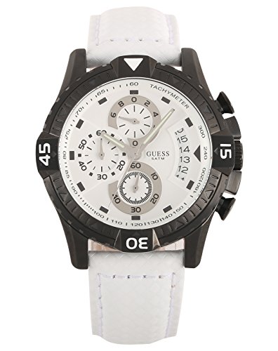 Guess Herren-Armbanduhr XL ACTIVATOR Chronograph Leder W18547G2