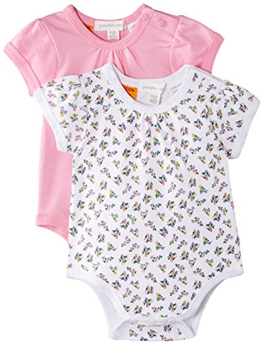 Pumpkin Patch Baby-Girls 2Pk Bodysuit, Lolly Pink, 3 Years (Manufacturer Size:18-24 Months)