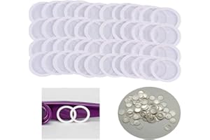 LYPER 120Pcs Kazoo Flute Diaphragm Transparent Membrane Mouth Kazoo Flute Film Parts Accessories Mini Instrument Companion 20mm