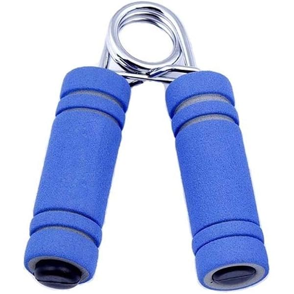 Nivia Hand Gripper In Acciaio Con Impugnatura In Schiuma - Confezione Da 2, Per Esercizi Di Avambraccio E Dita, Blu