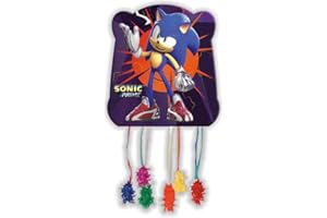 BeenSmile, SONIC PRIME PIÑATA, Party Supplies, Piñata to Fill with Toys or Sweets, Children's Party Decoration, Birthday Parties and Celebrations