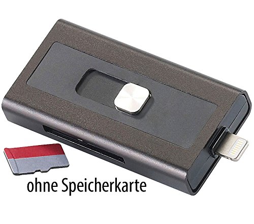 Callstel microSD-Speichererweiterung für iPhone, iPad ,MFi-zertif., bis 128GB - 8