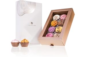 ‎CHOCOLISSIMO Xmas Cupcakes 8 - acht handgemachte Cupcake-Pralinen - Weihnachten - Schokolade - Geschenk