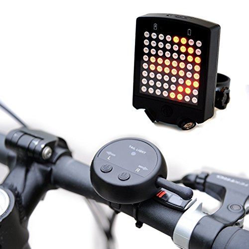 Fahrrad-Blinker Licht, helles 64 LED, das hintere Endstück-Licht-wasserdichtes intelligentes drahtloses drahtloses Fahrrad-Sicherheits-Warnlicht leuchtet