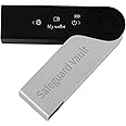 Crypto Hardware Wallet with Bluetooth,Completely Offline Safely Manage Crypto Seed Phrase Storage,Most Secure NFT Support,Supporting Multi-Currency, Black