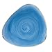 Produktbild Teller 3-eckig, 'Stonecast', Porzellan, blau , Churchill