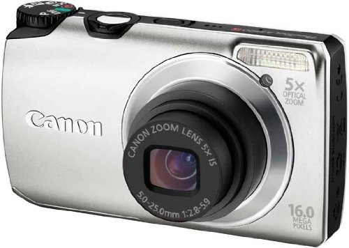 Canon PowerShot A3300 IS Digitalkamera (16 Megapixel, 5-fach opt, Zoom, 7,6 cm (3 Zoll) Display, bildstabilisiert) silber Canon PowerShot A3300 IS Digitalkamera (16 Megapixel, 5-fach opt, Zoom, 7,6 cm (3 Zoll) Display, bildstabilisiert) silber