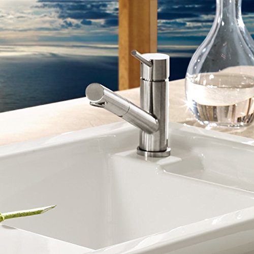 Villeroy & Boch Como Shower Einhand-Spültischbatterie Edelstahl massiv 925200LC - 4