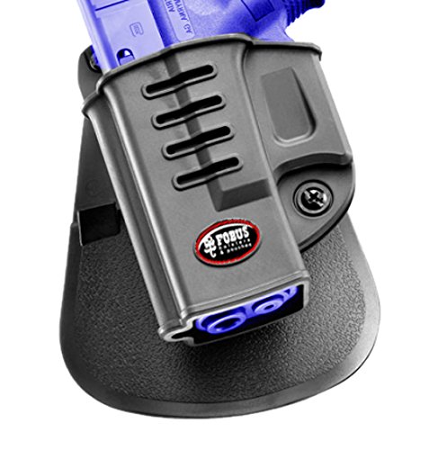 FobusGL26NDLH Concealed Carry OWB Paddle Holster for Glock 26 and 27 (Gen 1-4), Left Handed