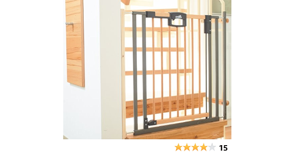 Geuther Easylock Wood Barriere De Securite Pour Escaliers Amazon Fr Bebe Et Puericulture
