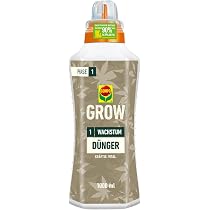 COMPO GROW Wachstum Dnger fr Spezialkulturen - Dnger fr Indoor &  Outdoor - Spezialdnger fr die Wachstumsphase - mineralisch - 1l, grn :  Amazon.de: Garten