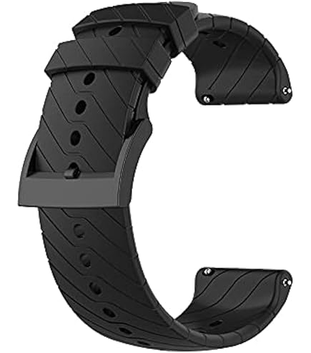 INF Bracelet De Montre En Silicone Pour Suunto Quest, M1, M2, M4, M5