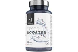 N NATNATURA HEALTH & BEAUTY Testostérone | Haute concentration, performances accrues et résistance sportive | 90 gélules végétales naturelles booster de testostérone