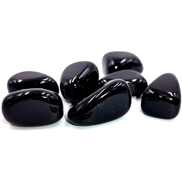 Pietra Onice Nera Naturale Levigata - Per Cristalloterapia, Reiki E Meditazione - 20-25 Mm - Foto 8