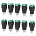Generic 10 x RCA Plug Female Power Cable Adaptor Connector for CCTV Camera RS.250.00