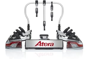 ‎ATERA Atera 022751 PKW Fahrradträger Vario 3, Auto-Kupplungsträger mit Rückleuchten - für 3 Fahrräder