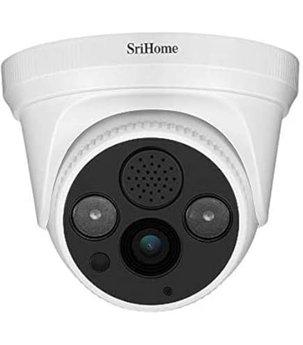 Caméra De Surveillance WiFi SRIHOME 1080P PTZ, Détection Humanoïde, Modèle SH061