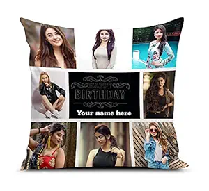 Ship Smart Polyester Photo Cushion/Pillow with Filler (Multicolour, 2x12 Inches, Style 27)