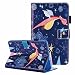 Produktbild Billionn Galaxy Tab A 10.1 Hülle, Bling Bunte Malerei PU Leder Flip Schutzhülle Ständer Clever Hülle mit Auto Schlaf/Wach Funktion für Samsung Galaxy Tab A 10.1 Zoll SM-T580/T585,Drachen