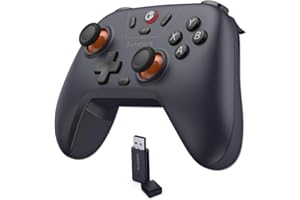 GameSir Nova Lite Wireless Controller – 2.4G & Bluetooth Gamepad for Windows PC, iPhone, Android, Switch & Steam Deck – Hall Effect Triggers, Turbo Function, Rumble Vibration (Space Purple)