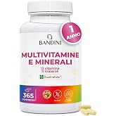 Bandini® Multivitaminico Completo 365 compresse (Scorta per 1 Anno) - | Integratore Multivitamin Complex con 13 Vitamine e 11