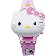 Kanisha® 3D Action Figure Face Based Cat Character Toy Design Digital Glowing Watch with Disco Music and Blinking Lights for Kids - Boys Girls- Good Birthday Return Gift