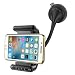 Produktbild OYOTRIC Car Mount Handy KFZ Halterung Auto Handyhalterung mit Kugelgelenk f¨¹r Armaturenbrett Windscheibe iPhone Einstellbar KFZ Handyhalter f¨¹r Universal Smartphone Handyhalterung Universal Autohalterung Auto-Installationssatz-Handy-Auto-Einfassungs-Halter-sicheres Telefon / GPS zu Windschutzscheibe oder Luftentl¨¹ftung aufgef¨¹llte justierbare Griffe Schnelle USB-Aufladeeinheit MP3 Bluetooth Spieler